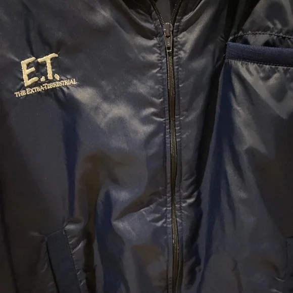 Vintage ET the Extra Terrestrial Pepsi Promo Jacket Satin Blue XL USA Made RARE - Picture 5 of 11